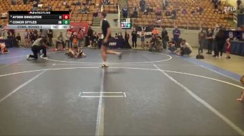 47 lbs Cons. Round 3 - Conor Styles, Strongsville Mustangs vs Ayden Singleton, Indian Creek