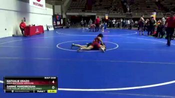 106 lbs 5th Place Match - Nathalie Erazo, Ayala High School Wrestling vs Sarine Mardirosian, Titan Mercury Wrestling Club (TMWC)