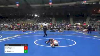 52 lbs Consolation - Wes Wilson, Keystone Kids Wrestling vs Kase Oxley, Prodigy WC