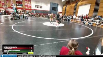 155 lbs Champ. Round 1 - Kaelyn Ronnau, Cheyenne East vs Morgan Grossman, Pinedale