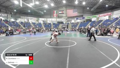 138 lbs Consi Of 16 #2 - Nehemiah Quintana, Grandview Wrestling vs Jaxsen Salinas, U-town Hammers