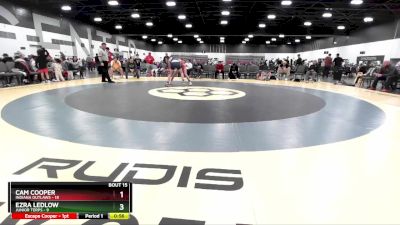 129 lbs Placement Matches (8 Team) - Cam Cooper, Indiana Outlaws vs Ezra Ledlow, Junior Terps