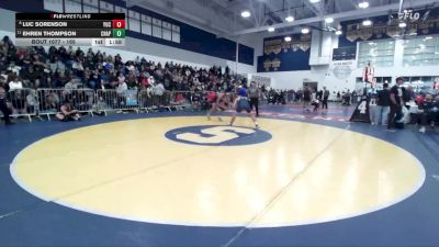 165 lbs Champ. Round 1 - Ehren Thompson, Chaparral vs Luc Sorenson, Yucaipa