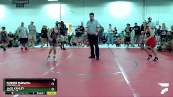 78 lbs Finals (2 Team) - Tanner Maxwell, Warhawks vs Jack Kahley, Rush WC