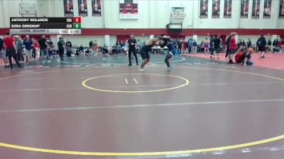 285 lbs Cons. Round 2 - Anthony Bolanos, Unattached vs Ezra Greenup, Corban University