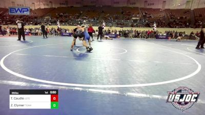 85 lbs Consi Of 4 - Takoda Caudle, Lone Grove Takedown Club vs Zydyn Clymer, Team Guthrie Wrestling