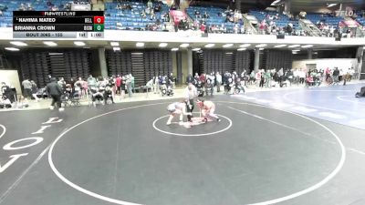 155 lbs Semifinal - Nahima Mateo, Unattached vs Brianna Crown, Unattached