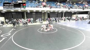 155 lbs Semifinal - Nahima Mateo, Unattached vs Brianna Crown, Unattached