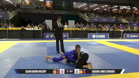 Jackson James Lengauer vs Calvin Harris Waltrip 2026 Pan Kids Jiu-Jitsu IBJJF Championship