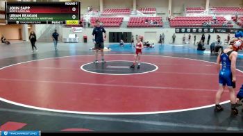 56-57 lbs Round 1 - John Sapp, North Carolina vs Uriah Reagan, Smoky Mountain Youth Wrestling