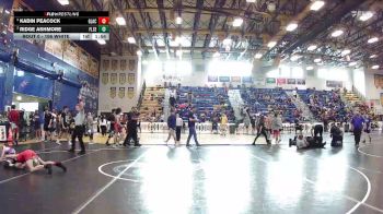 106 White Cons. Semi - Kadin Peacock, Glynn Academy vs Ridge Ashmore, Fletcher Senior