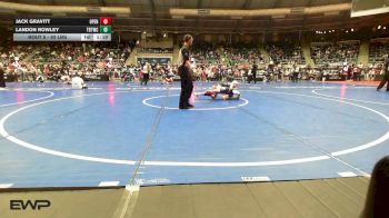 92 lbs Round Of 64 - Jack Gravitt, Open Mats vs Landon Rowley, Topeka Blue Thunder