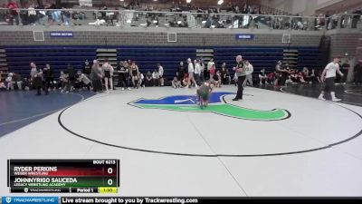 132 lbs Quarterfinal - JohnnyRigo Sauceda, Legacy Wrestling Academy vs Ryder Perkins, Weiser Wrestling