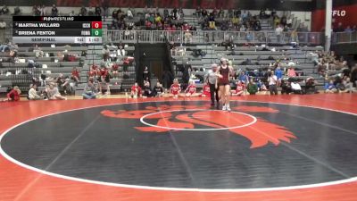 120 lbs Semifinal - Briena Fenton, Fort Madison vs Martha Willard, Iowa City High