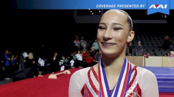 Alyona Shchennikova On The Moment She Found Out She Won, Back Tumbling, And Looking Ahead To Worlds