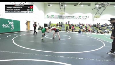 138 lbs 5th Place Match - Raylene Guzman, East Los Angeles College vs Makayla Anderson, Victor Valley College