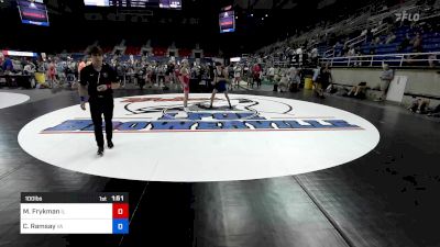 100 lbs Cons 32 #1 - Matthew Frykman, IL vs Chase Ramsay, VA