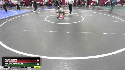 170 lbs Cons. Round 3 - Maya Roman, Angelo Rodriguez vs Ava Dockins-kline, Willits