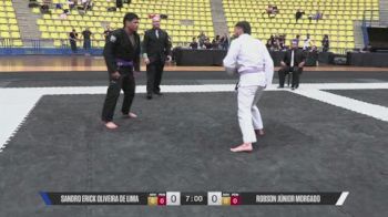 Robson Júnior Morgado vs Sandro Erick Oliveira De Lima 2026 CBJJE International BJJ Championships