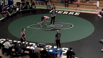 215 lbs Quarterfinals (8 Team) - Owen Ward, Aberdeen Central vs Luke Larson, West Central