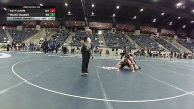 141 lbs Champ. Round 3 - Blake Walker, Brewton-Parker (GA) vs Seth Aubin, Indiana Tech