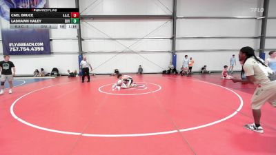 120 lbs Rr Rnd 2 - Cael Bruce, Elite Athletic Club D.Z. vs Lashawn Haley, Division-1 Potentially Dangerous