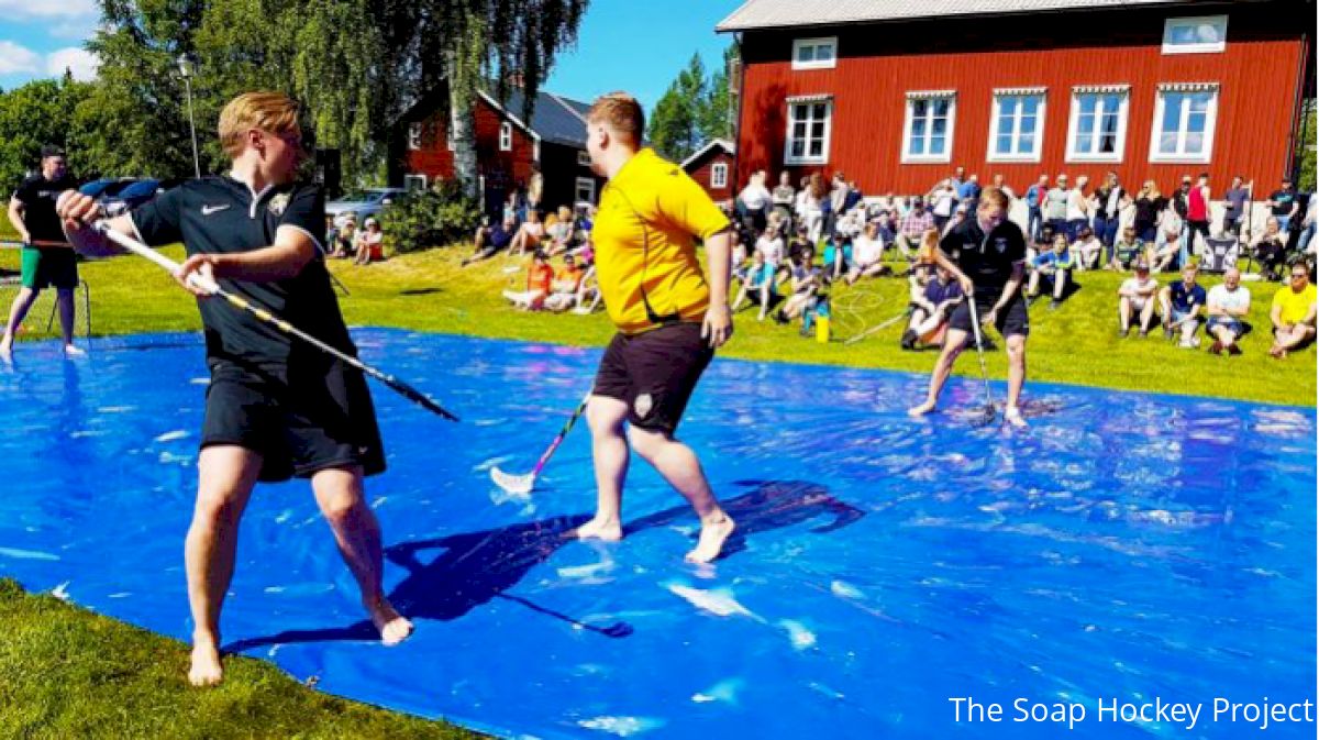 'Soap Hockey' Offers Slippery Alternative To Backyard Pickup Games