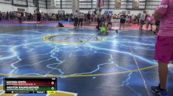 125 lbs Round 2 (4 Team) - Weston Baumgartner, HEADHUNTERS WRESTLING CLUB vs Hayden Smith, BEASTWORKS WRESTLING CLUB