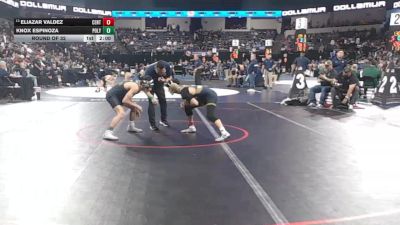 120 lbs Round Of 32 - Eliazar Valdez, Central Catholic (SJ) vs Knox Espinoza, Poly/Long Beach (SS)