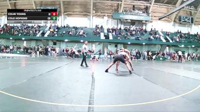 165 lbs Cons. Round 1 - Cole Hopkins, Central Michigan vs Colin Young, Northern Illinois