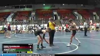 130 lbs Finals (2 Team) - Owen Youngblood, Romeo WC vs Robert Schilz, Southwest Impact