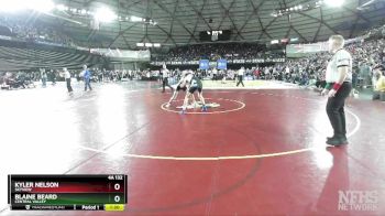 4A 132 lbs Semifinal - Kyler Nelson, Skyview vs Blaine Beard, Central Valley