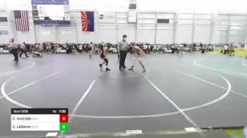 106 lbs Round Of 32 - Caleb LeBaron, Uprising MMA vs Cristian Andrade, Swamp Monsters