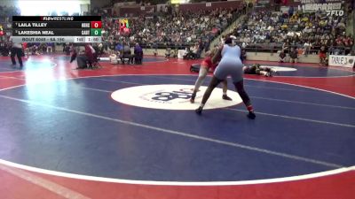 6A 190 lbs Quarterfinal - Laila Tilley, Har-Ber vs Lakeshia Neal, CABOT HIGH SCHOOL