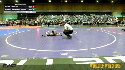 43 lbs Consi Of 8 #1 - Zayde Mozrok, Truckee vs Hawaii Aloha Kekahuna, FLOW Academy