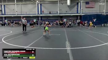 48 lbs Round 2 - Sawyer Showers-Mann, Northern Lebanon vs Eva Encarnacion, Unattached