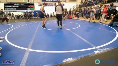 119 lbs Round Of 16 - Ethan M Gregory, Grove Takedown Club vs Easton Peace, Bartlesville Wrestling Club