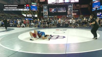 150 lbs Champ. Rd Of 64 - Rhys Safratowich, North Dakota vs Reza Massjouni, Virginia