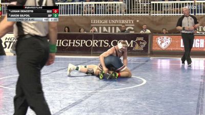 184 lbs Consi Of 8 #2 - Logan Deacetis, Bucknell vs Jakob Gilfoil, Army West Point