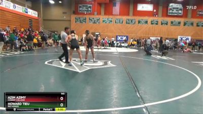 141 lbs Cons. Round 1 - Howard Tieu, Rio Hondo vs Azim Azimy, Chabot College