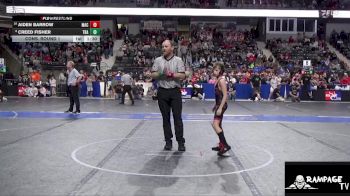 72 lbs Cons. Round 1 - Aiden Barrow, MAC vs Creed Fisher, Trailblazer