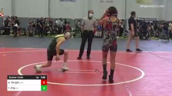 95 lbs Quarterfinal - Koda Wright, Driller WC vs Trevor Pile, Bay Area Dragons