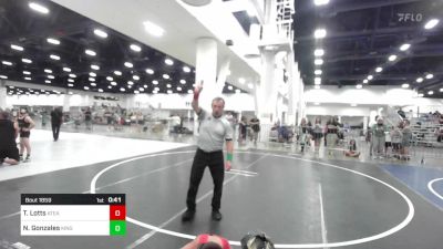 73 lbs Consi Of 4 - Tucker Lotts, Ateam vs Nehemiah Gonzales, Kingdom WC