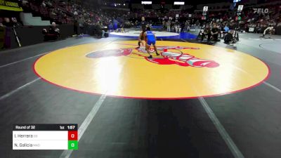 126 lbs Round Of 32 - Issac Herrera, Del Oro (SJ) vs Nathan Galicia, Madera (CS)