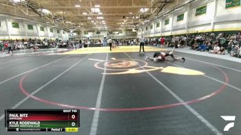 149/157 Round 1 - Paul Bitz, Napoleon vs Kyle Rodewald, Pioneer Wrestling Club