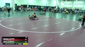 157 lbs Finals (8 Team) - Kenn Alvarado, Eagle Empire Purple vs Lincoln Cooper, Fight Barn WC