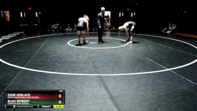 171 lbs 1st Place Match - Zane Gerlach, South Anchorage High School vs ELIAS RIMBERT, Chugiak High School