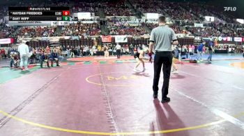 A - 126 lbs Quarterfinal - DJay Wipf, Billings Central/Joliet vs Haydan Frieboes, Custer Co. (Miles City)