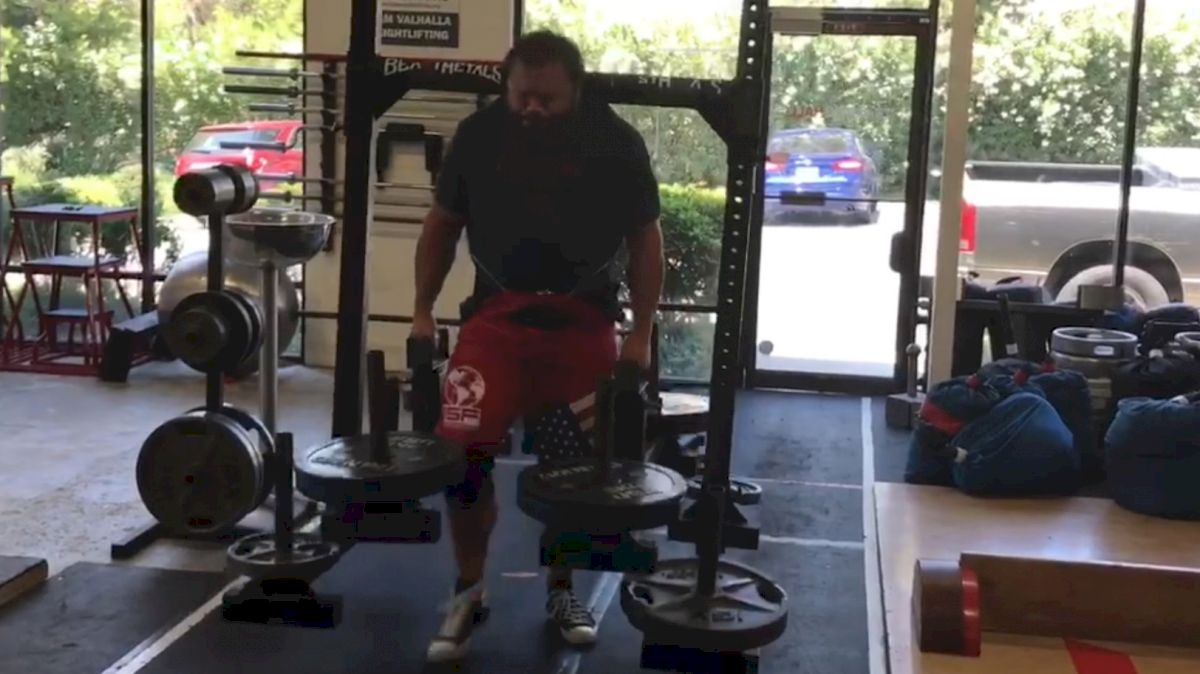 Robert Oberst Shows You How To Do Strongman's Fear From 2017 CrossFit Games