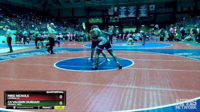 3A-190 lbs Quarterfinal - Ca`Vaughn Durham, Monroe Area vs Mike Nichols, Lumpkin Co.